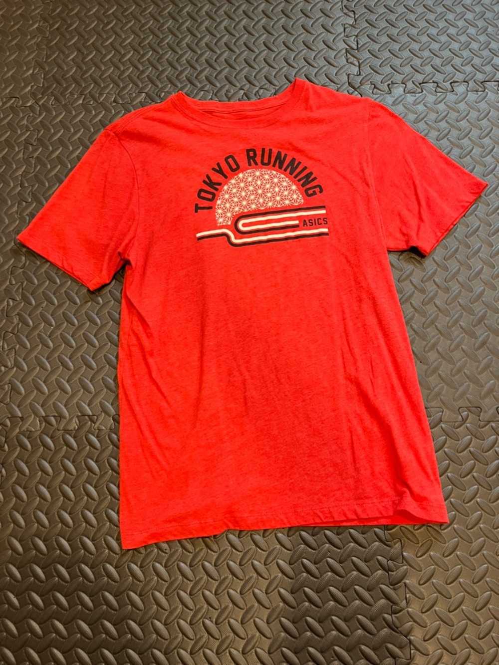 Asics Red Tokyo Running Graphic Tee